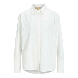 JJXX Womens/Ladies Poplin Relaxed Fit Long-Sleeved Shirt / Blanc De Blanc